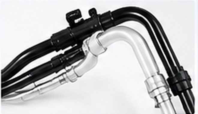 fuel filler tank lines automotive tube assembly